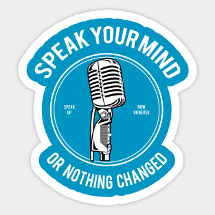 Antique Microphone Sticker